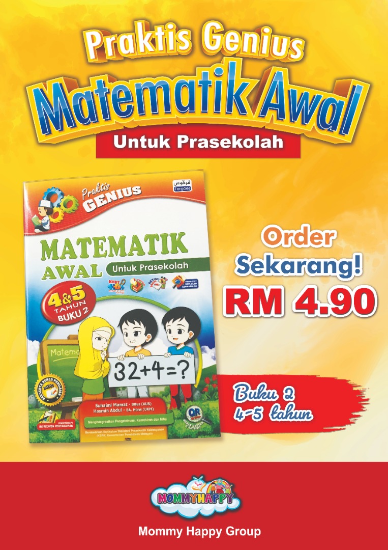 BAF53-BUKU PRAKTIS GENIUS MATEMATIK AWAL PRASEKOLAH 4 & 5 ...