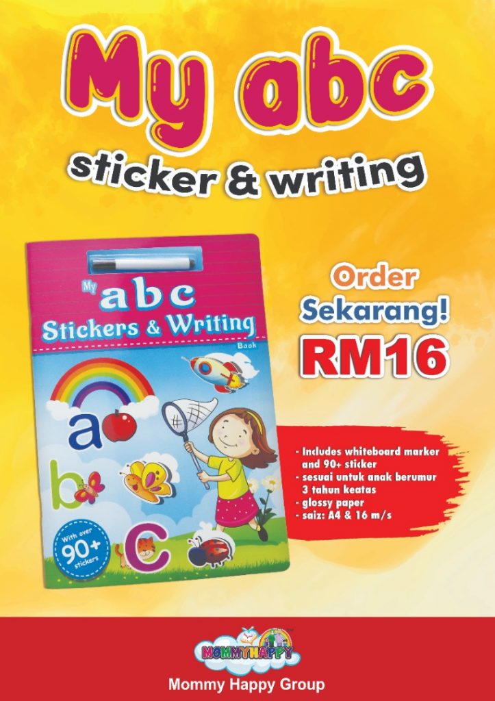 BUKU STICKER UNTUK ANAK-ANAK - MY abc STICKER & WRITING ...